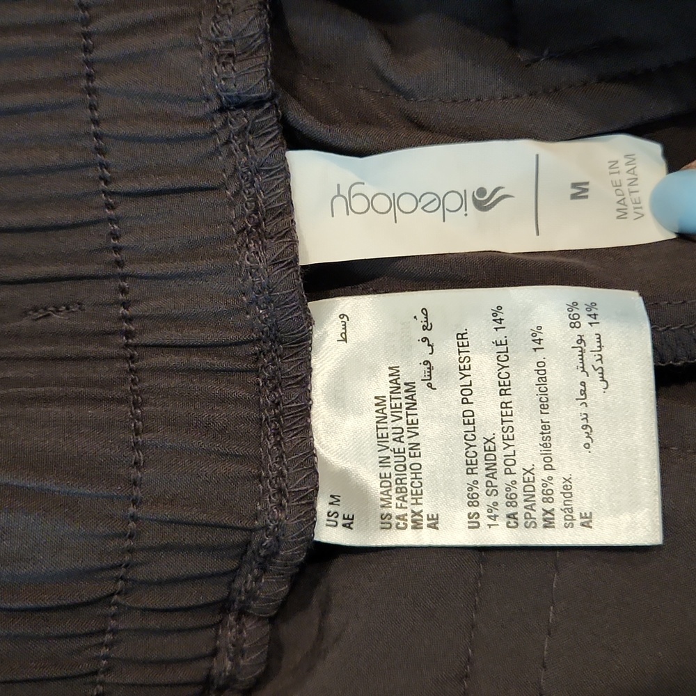 Ideology Wide-Leg Woven Pants Deep Charcoal - Picture 5 of 5